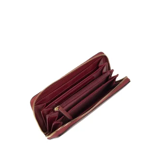 Valentino Compagnon rosso scuro – Bagel-Femme Porte Monnaie | Porte Cartes