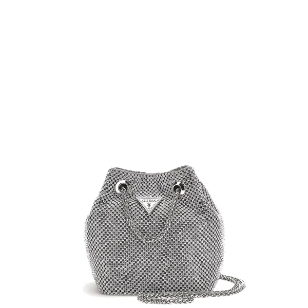 Guess Mini sac seau Lua-Femme Sac Porté Bandoulière / Porté Travers