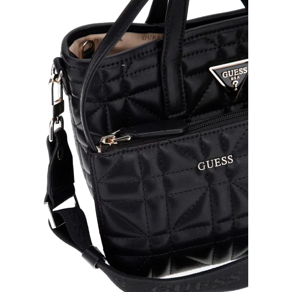 Guess Petit sac shopping Latona-Femme Sac Porté Épaule