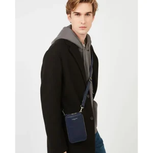 Lancaster Petite sacoche en cuir Lucas-Homme Sacoche Bandoulière