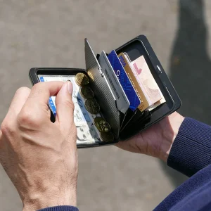 Ögon Porte cartes en aluminium V2 Large-Femme Porte Cartes | Porte Cartes