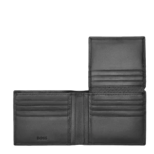 Hugo Boss Porte cartes en cuir Classic Grained-Homme Porte Cartes