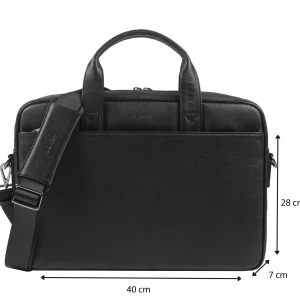 Bemon Porte documents en cuir Enzo-Homme Serviette/Cartable | Serviette/Cartable