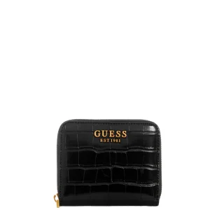 Guess Portefeuille croco Laurel-Femme Porte Monnaie | Porte Cartes