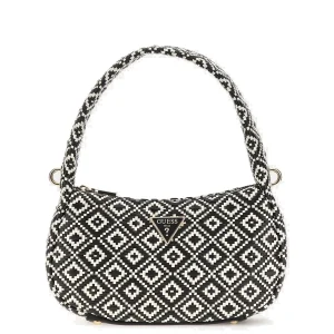 Guess Sac d’épaule Rianee-Femme Sac Porté Épaule