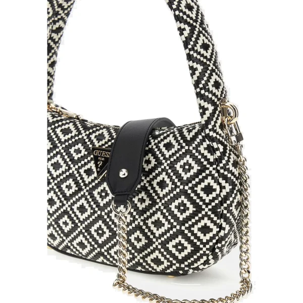 Guess Sac d’épaule Rianee-Femme Sac Porté Épaule