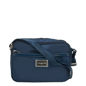 Lancaster Sac Trotteur zippé Basic verni-Femme Sac Porté Bandoulière / Porté Travers