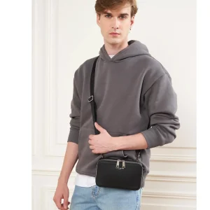 Lancaster Sacoche en cuir Paris Homme-Homme Sacoche Bandoulière