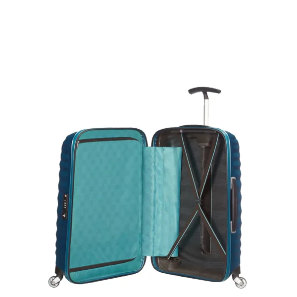 Samsonite Valise cabine 55cm en curv Lite Shock- Valise 4 Roues Rigide | Valise Cabine Samsonite