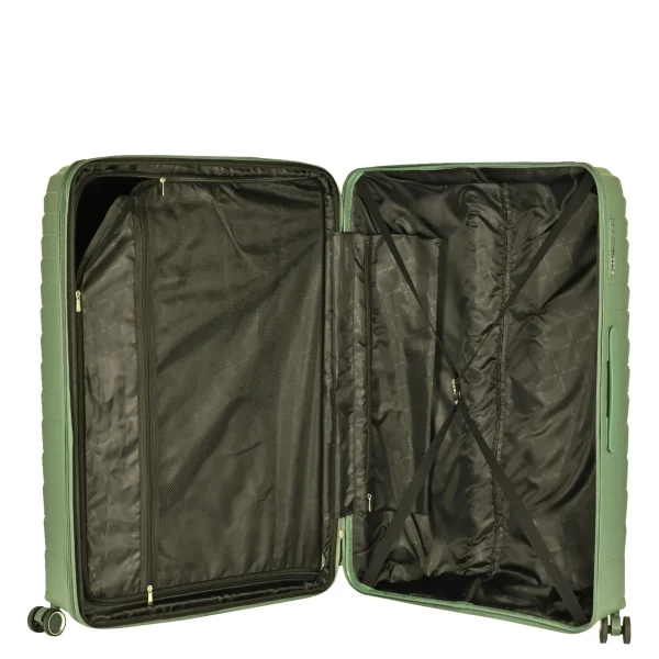 Bemon Valise extensible 76cm Paris- Valise 4 Roues Rigide